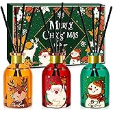 STRN Christmas Reed Diffuser, Fragrance Diffuser Festive Aromas for Home, Reed Diffuser Set with Reed Diffuser Sticks, Long-Lasting Holiday Scents 5.1fl oz (150ml) - 3 Pack
