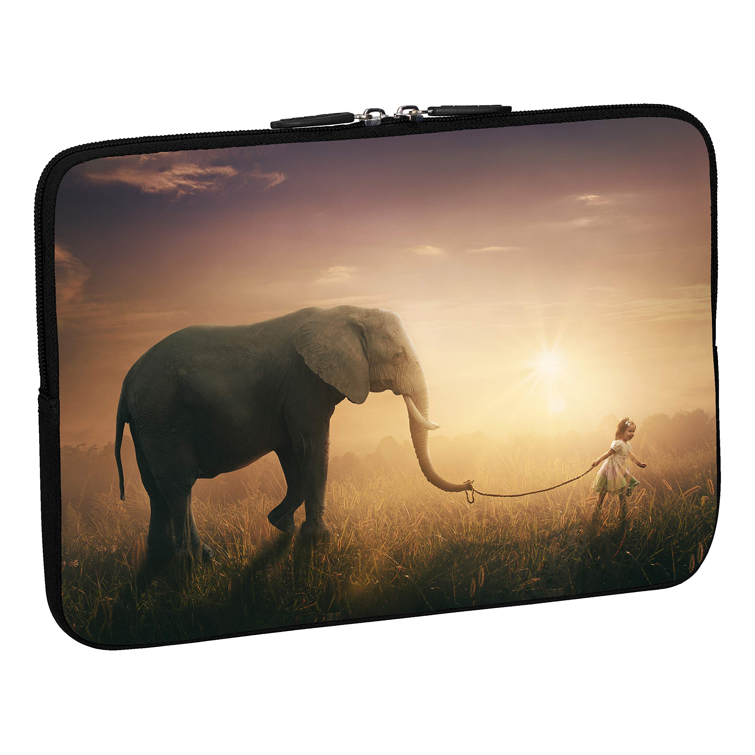 PEDEA Design Protective Laptop Bag up to 15.6 Inches / 39.6 cm/Elephant