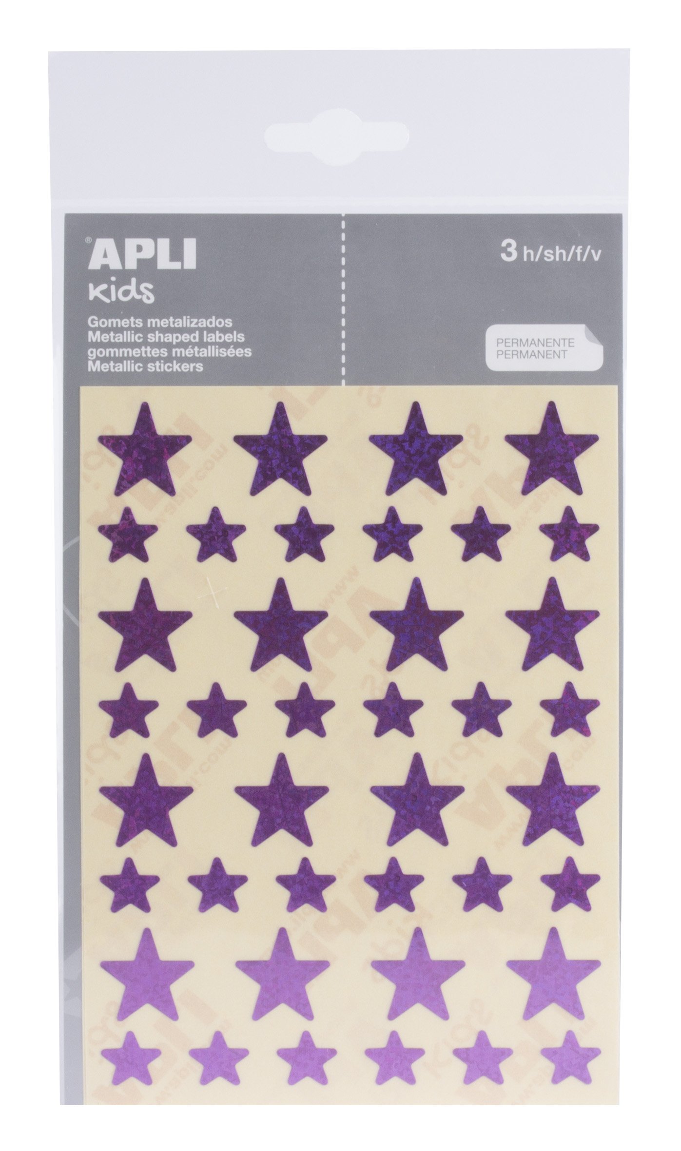APLI Kids Sticker Bag Star Holograms (12056) โ image 1