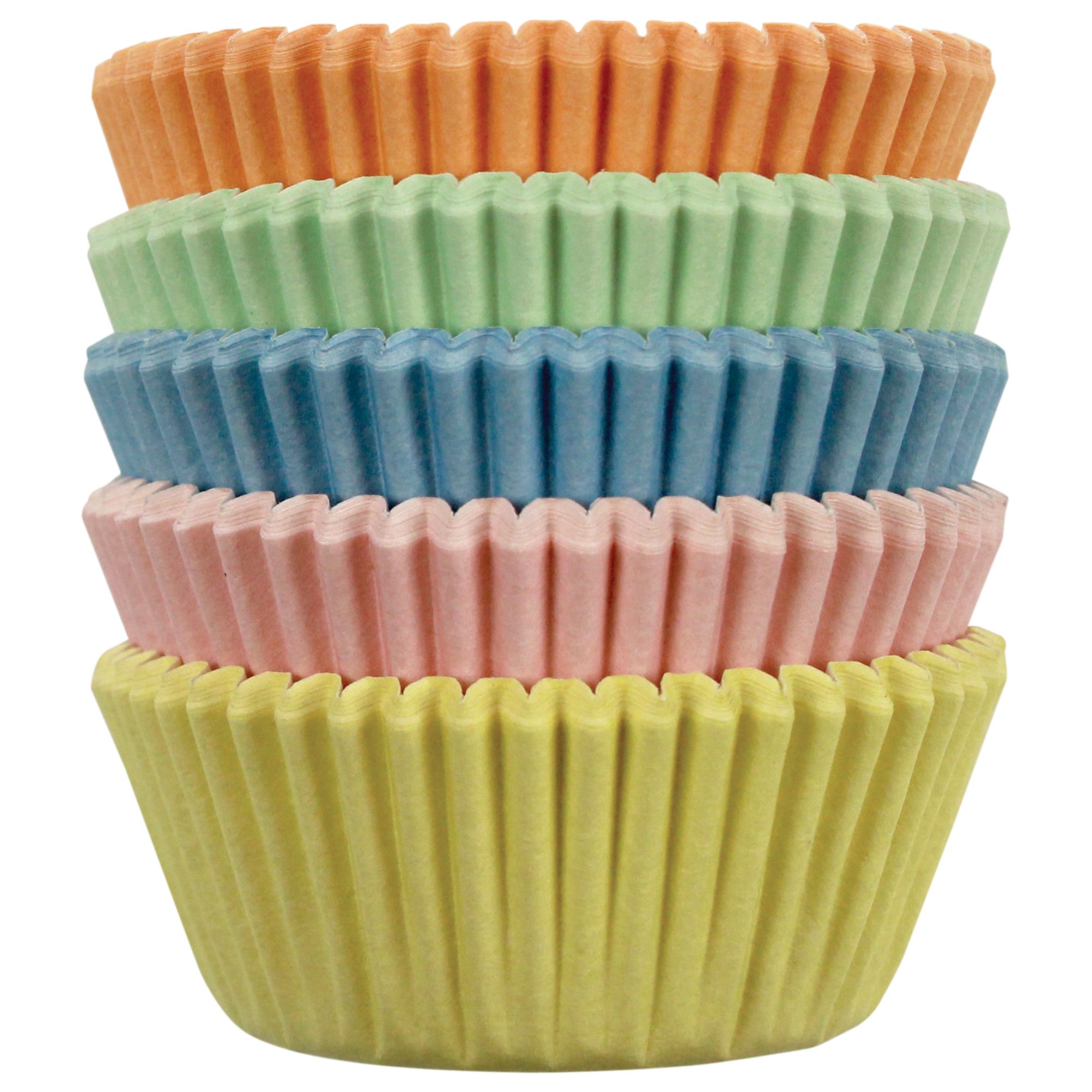 PME Colourful Pastel Paper Cupcake Cases (Pack of 100), Mini Size