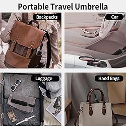 ZDSSM Compact Travel Umbrella Inverted Reverse
