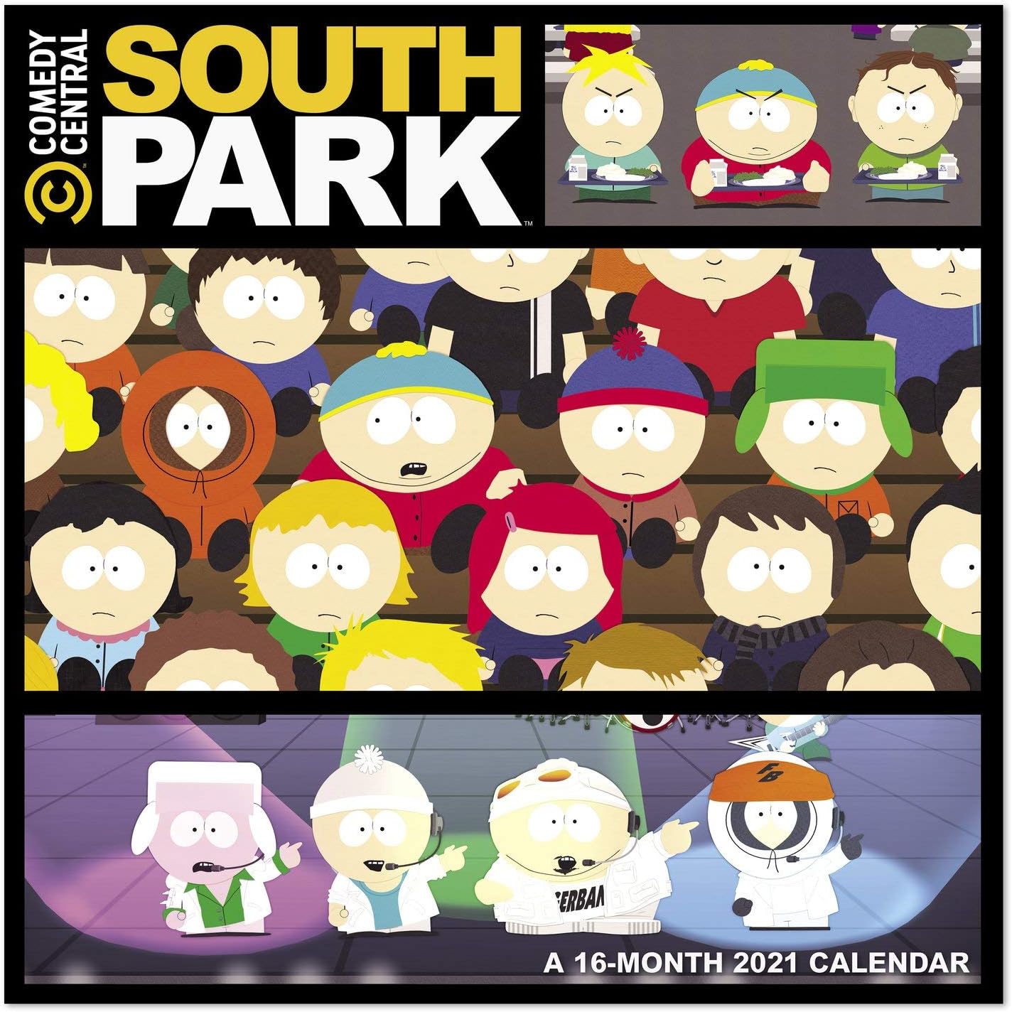Day Dream Calendars 2021 South Park Wall Calendar, 12" x 12", Monthly (DDD18728)
