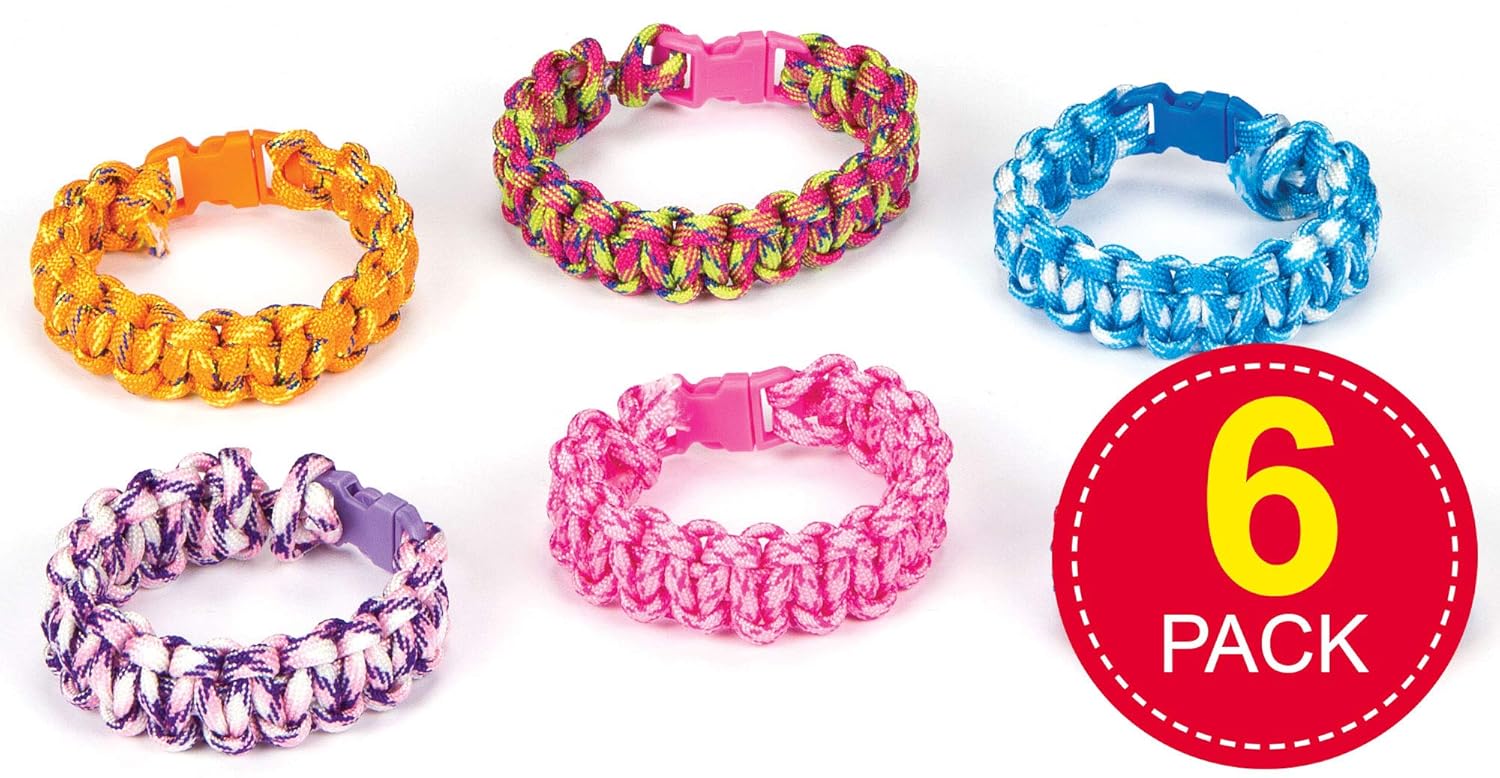 Paracord Bracelet Kits (Pack of 6) Amazon.co.uk