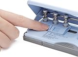 Rapesco 1323 Adjustable 6-Hole Punch 10 Sheet Capacity Powder Blue view 3
