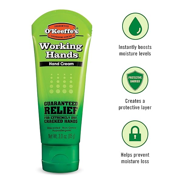 O’KEEFFE’S K0290004-11 WORKING HANDS HAND CREAM TUBE 3 OZ