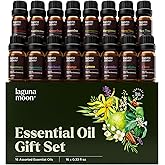 Essential Oils Set - 16 Pcs Premium Grade Home Essentials Oils - for Diffusers, Fragrance, Scents for Candle Making - Natural Aromatherapy Oils for Cars & Home Products, Room Sprays