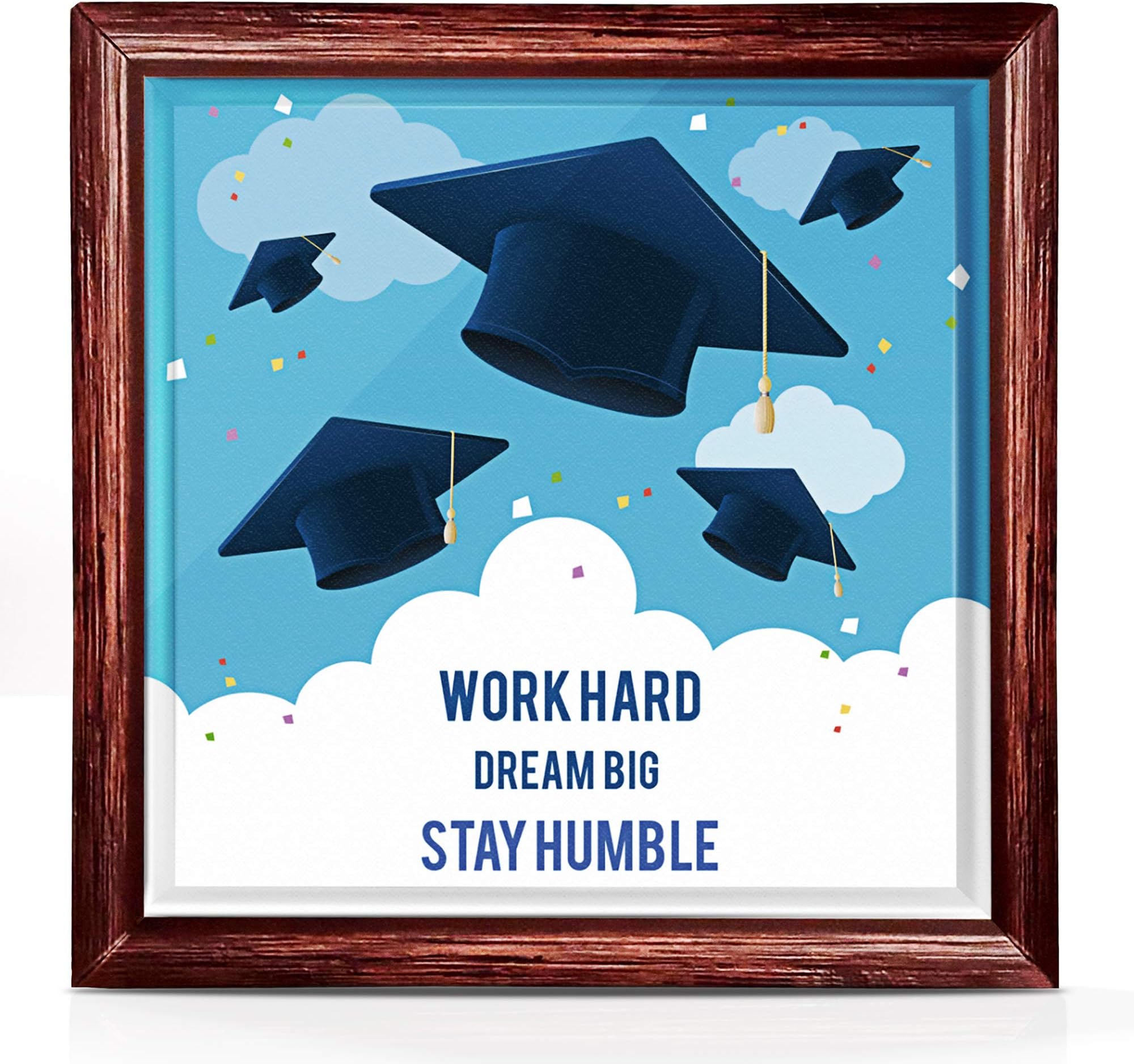 Graduation Gifts | 7x7" Ceramic Tile Artwork for Graduation Gift | Perfect and Unique Way to Celebrate a College or Middle School Graduation | Ideal for Room Decoration