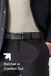 CHAOREN Leather Ratchet Belt Men - Customizable