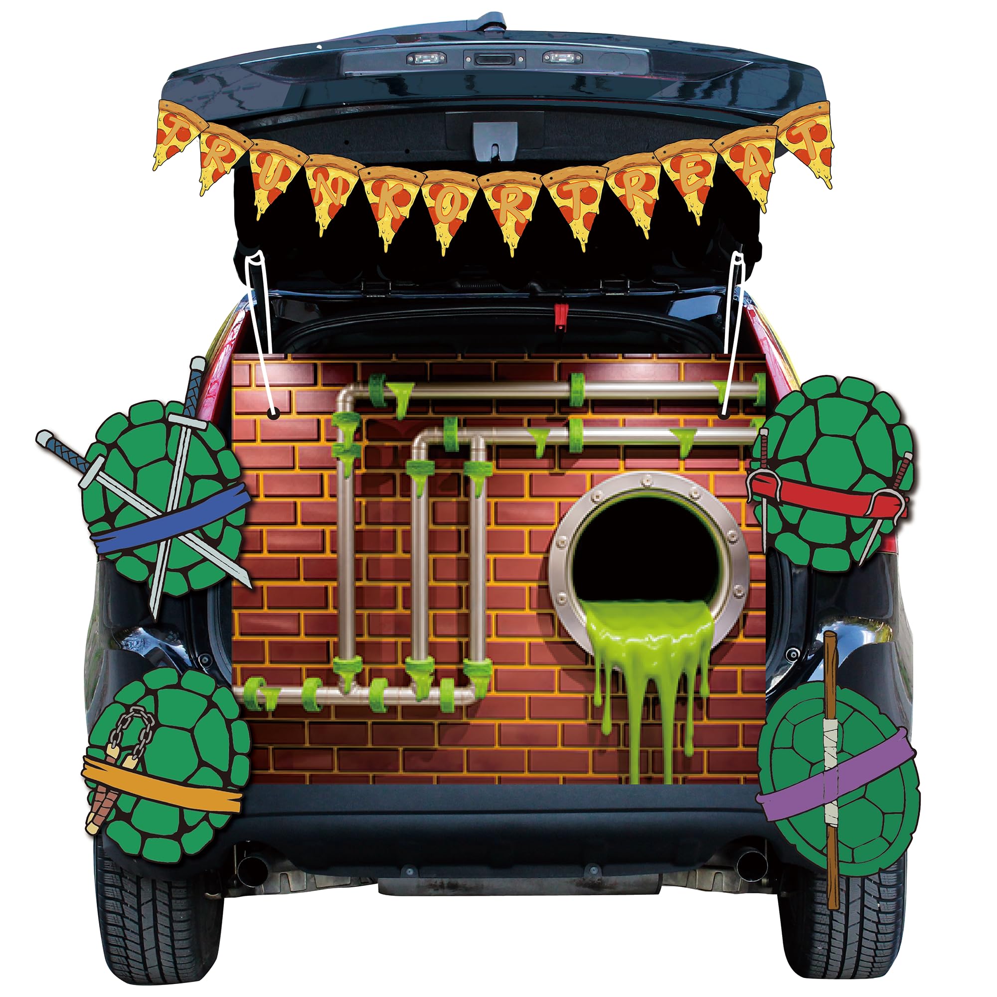 xutengy Halloween Trunk or Treat Car Decorations Kit for SUV,Trunk or Treat Car Archway Garage Decoration,Halloween Car Decor