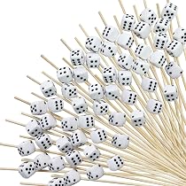 PartyWoo Lot de 100 pics à cocktail pour sapin de Noël de 11,9 cm, cure-dents décoratifs, pics de fête pour décorations de Noël, cadeaux de fête de Noël, pics à boissons avec