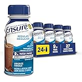 Ensure Regular, Nutritional Supplement Shake Value Pack, Nutrition To Stay Active And Energetic, Chocolate, 24 x 235-mL Bottl