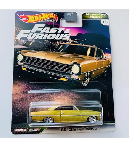 Hot Wheels Premium 2020 Motor City Muscle F&F, Carro Black '87