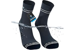 DexShell Waterproof Trail Running Socks for Men & Women, Lightweight Inners with Breathable PFPA-free Membrane, Compression