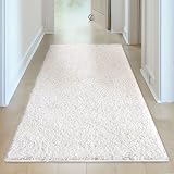 THE RUGS Living Room Rug Shaggy 30 mm 80x150 cm White Polypropylene view 4
