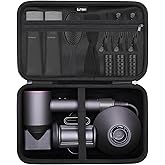 L LTGEM Hair Dryer Case Compatible with Dyson Supersonic Hair Dryer, Laifen SE/SE Lite, Slopehill 1902, Cosy Companions ZCY883, Wavytalk Blow Dryer Cases, Blow Dryer Storage Cases, Black(Case Only)