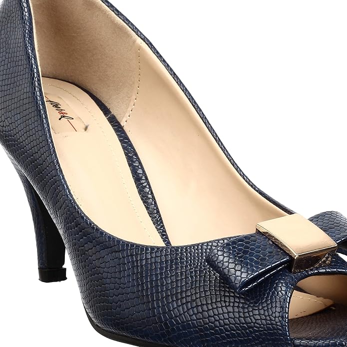 navy heels amazon