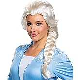Disguise Disney Elsa Frozen 2 Womens' Adult Wig, Blonde, One Size Adult