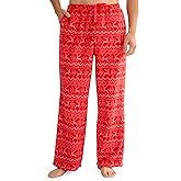 Giggling Getup Mens Pajama Pants Soft Flannel Fleece Pajama Bottoms Sleep & Lounge Pants with Pockets and Drawstring