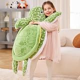 IKASA Giant Sea Turtle Plush Toy 78cm Soft Stuffed Animal view 3
