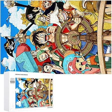 Amazon ジグソーパズル ワンピース One Piece 大冒険 上陸 Color 1000ピース 幼児 アニメ 漫画 子供 プレゼント 溢れる想い エンスカイ クリスマス 壁飾り 無毒無害 ギフト 誕生日 ジグソーパズル おもちゃ