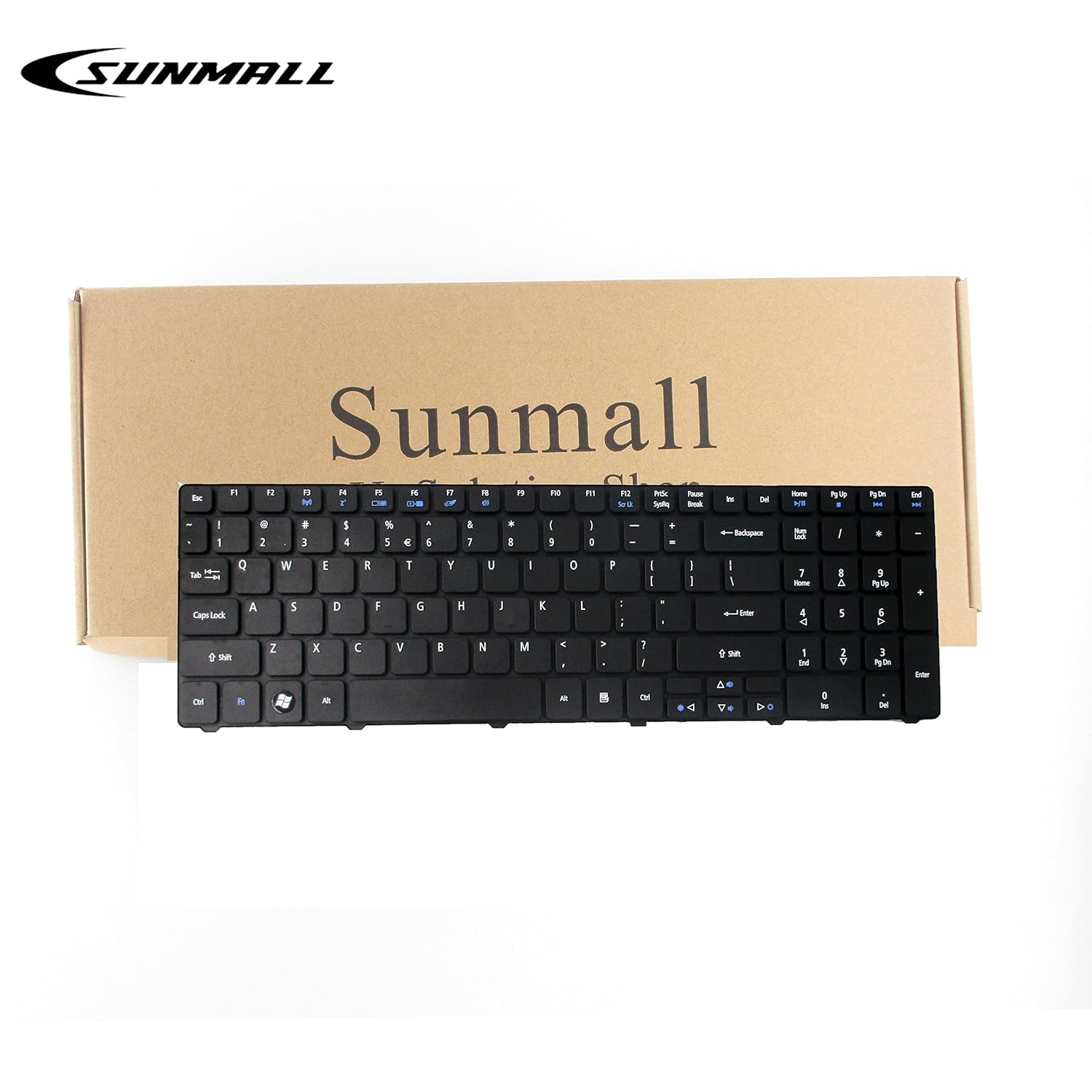 SUNMALL Laptop Keyboard Replacement for Acer Aspire 5253 5336 5551 5552  5733 5733z 5733z-4851 5742 5750 7551 5810Series US Layout (6 Months  Warranty) …