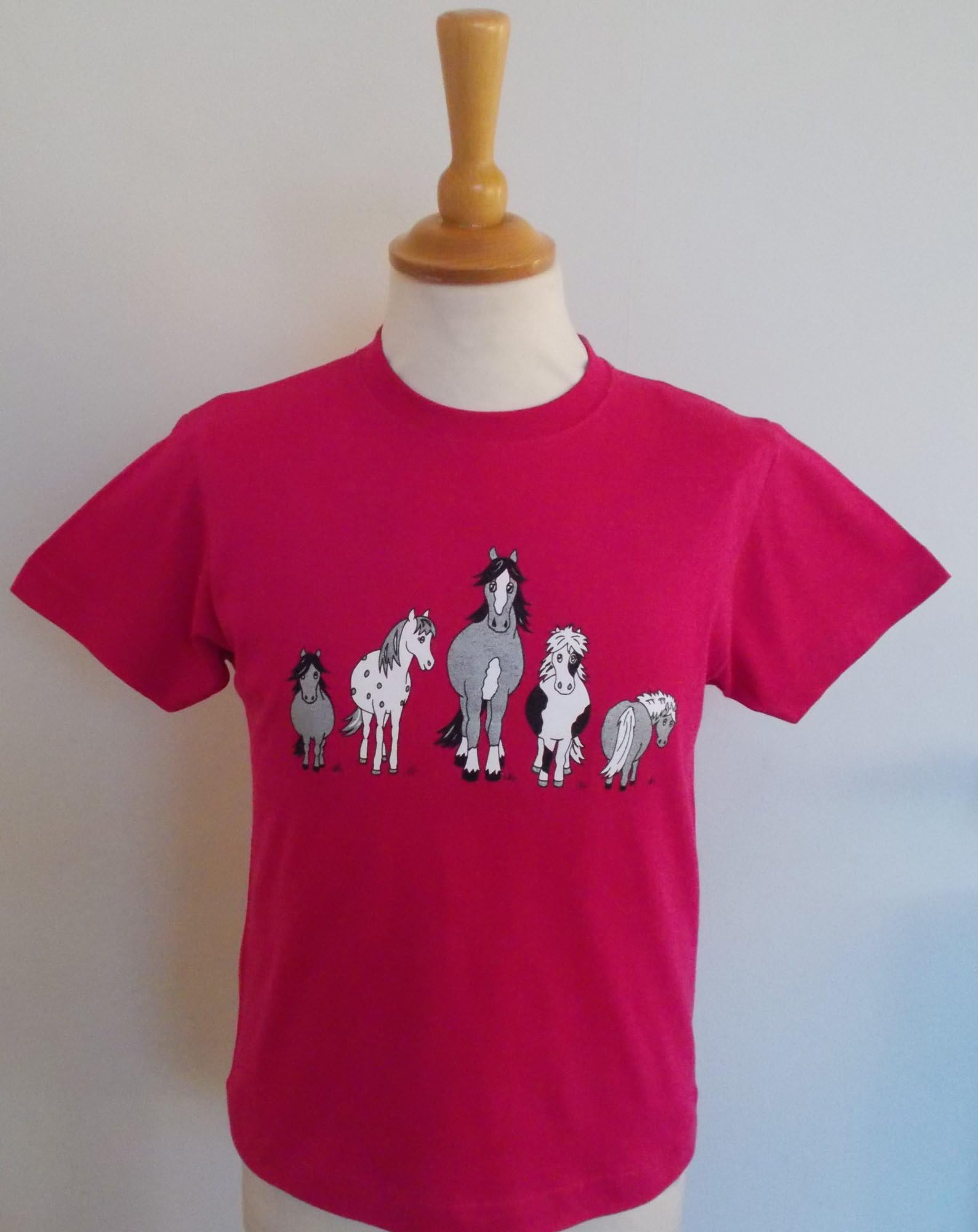 British Country Collection The Herd Girls T-Shirt - Fuchsia: 5-6