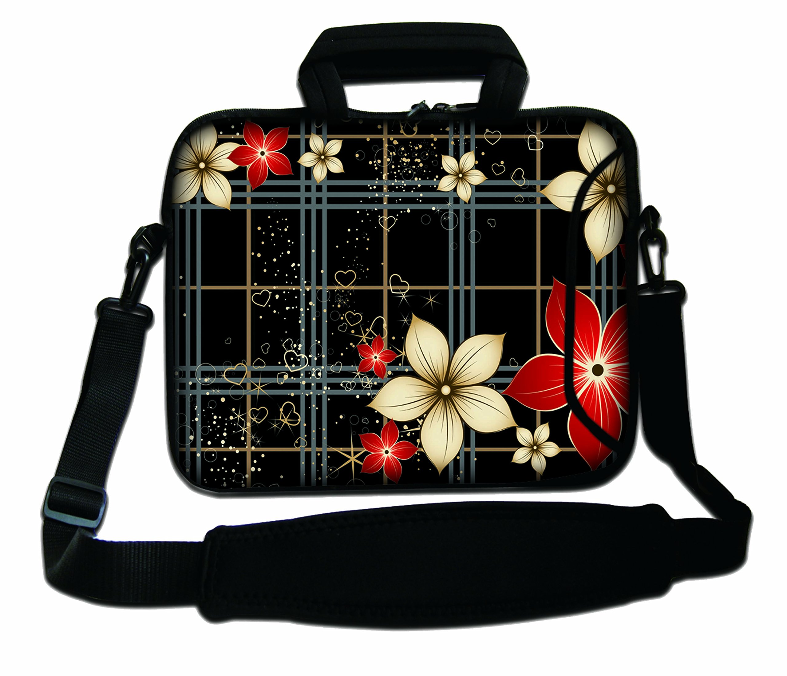 10 Inches Laptop Notebook Shoulder Strap Sleeve Soft Case for Inspiron Mini