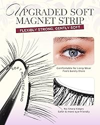 BEYELIAN Magnetic Eyelashes with Applicator, Soft