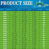 ZDBB 595 Pcs Automotive AC O Rings Kit SAE Metric 36 Sizes Green view 2