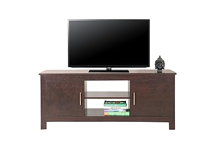 DeckUp Minang TV Stand and Home Entertainment Unit (Wenge, Matte Finish)