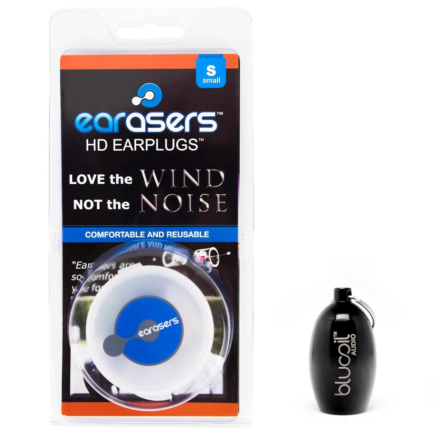 Earasers Motorsports High Fidelity Earplugs, Small Bundle