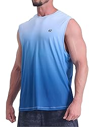 EZRUN Men's Workout Sleeveless Shirts Quick Dry