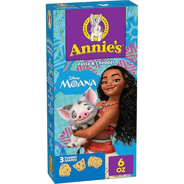 ANNIE’S DISNEY MOANA PASTA AND CHEDDAR MACARONI AND...