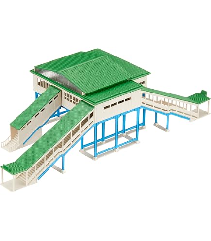 Kato 23-134 N Plate-Forme Locale Avec Toit - Maison Japonaise Pour Modélisme Ferroviaire