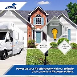 MIDWEST U054P • Weatherproof Temporary RV Outlet