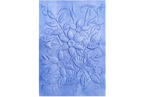 BAOFALI 3D Embossing Folders Daffodil Clear Textured for Card Making,Embossing Template Paper Card Embossing Stencil for DIY Scrapbooking Photo Album Card Paper Craft Decoration 6.3" L x 4.5" W