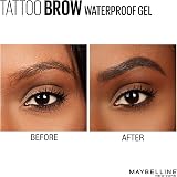 Maybelline TattooStudio Waterproof Eyebrow Gel Makeup Soft Brown 0.23 fl oz view 6