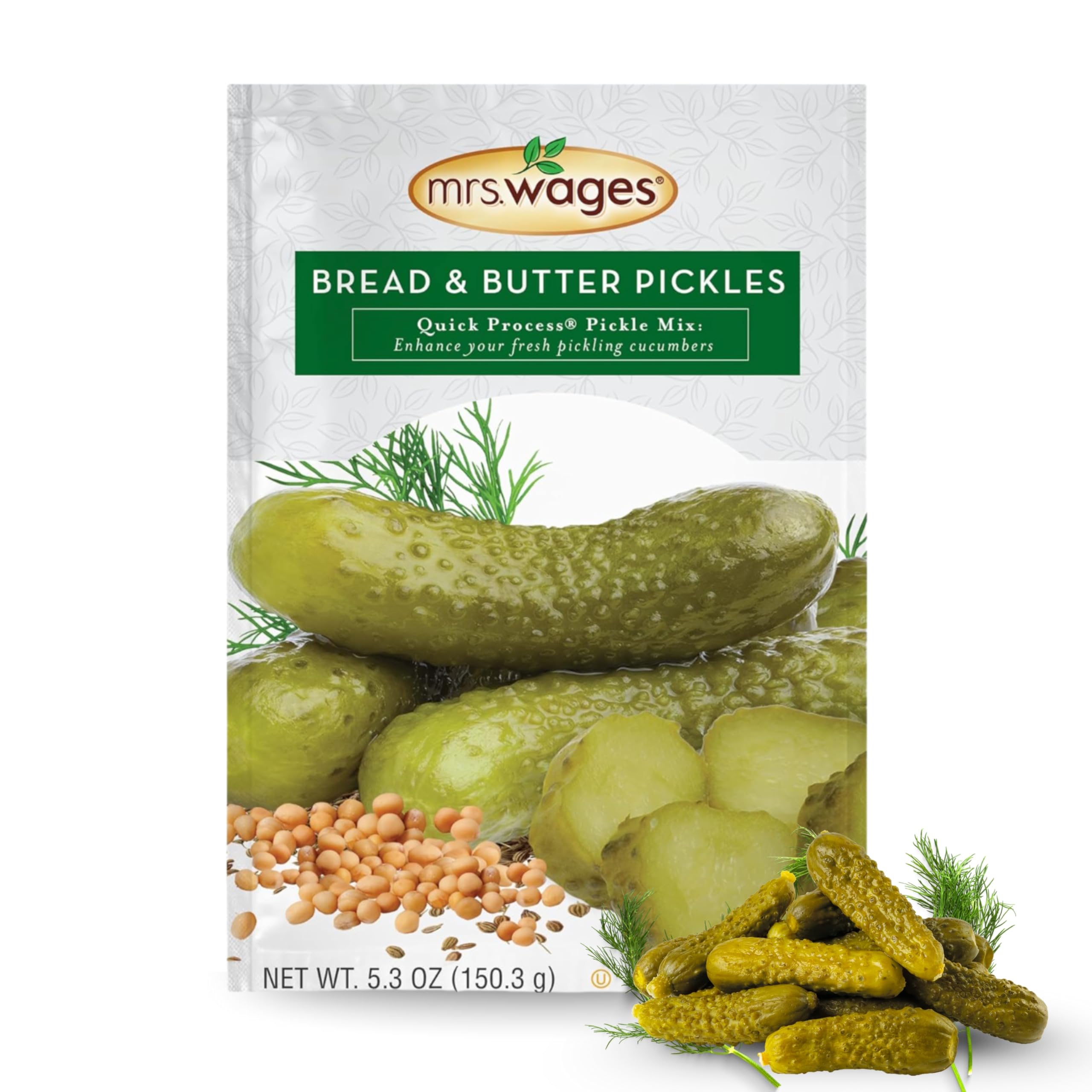Mrs. Wages Bread and Butter Pickles Quick Process