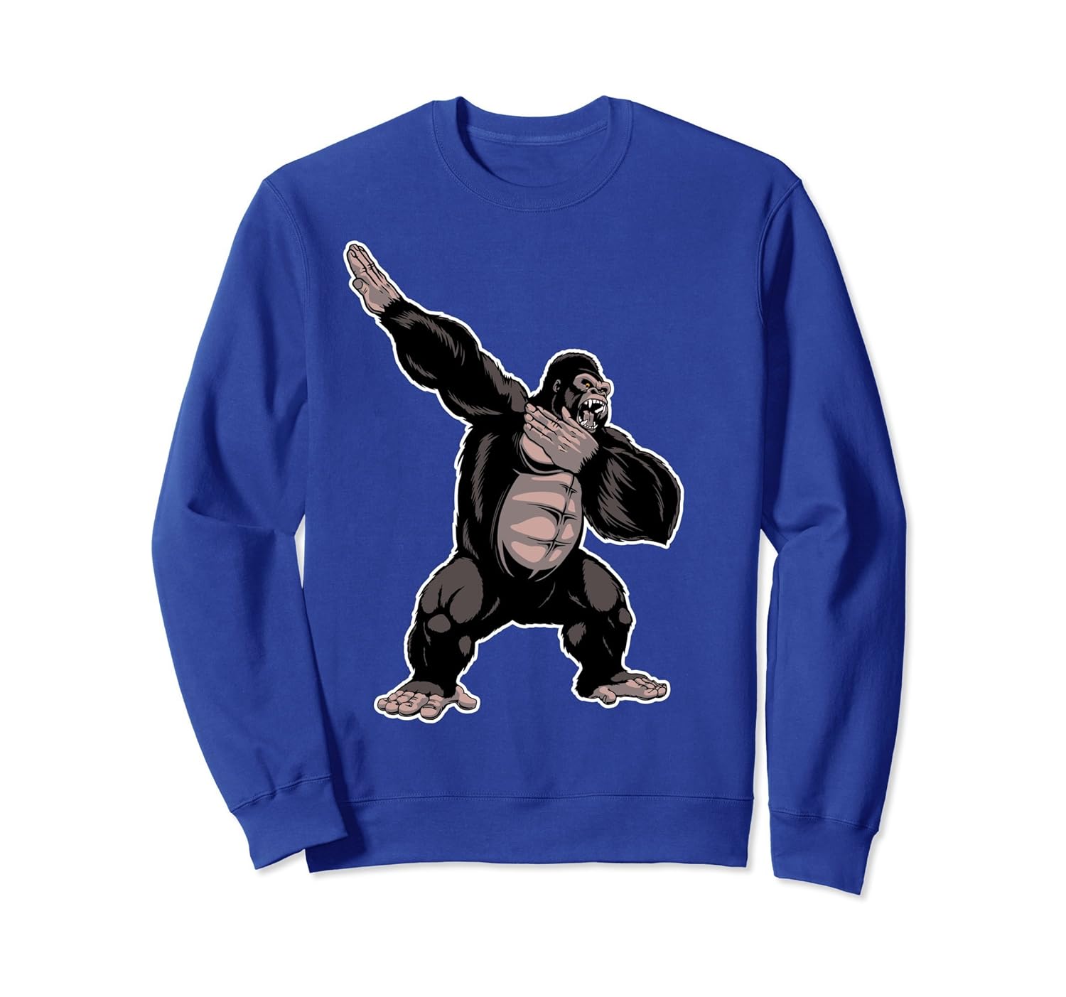 Dabbing Gorilla Sweatshirt Funny Ape Gorillas Dab Dance Gift-ANZ