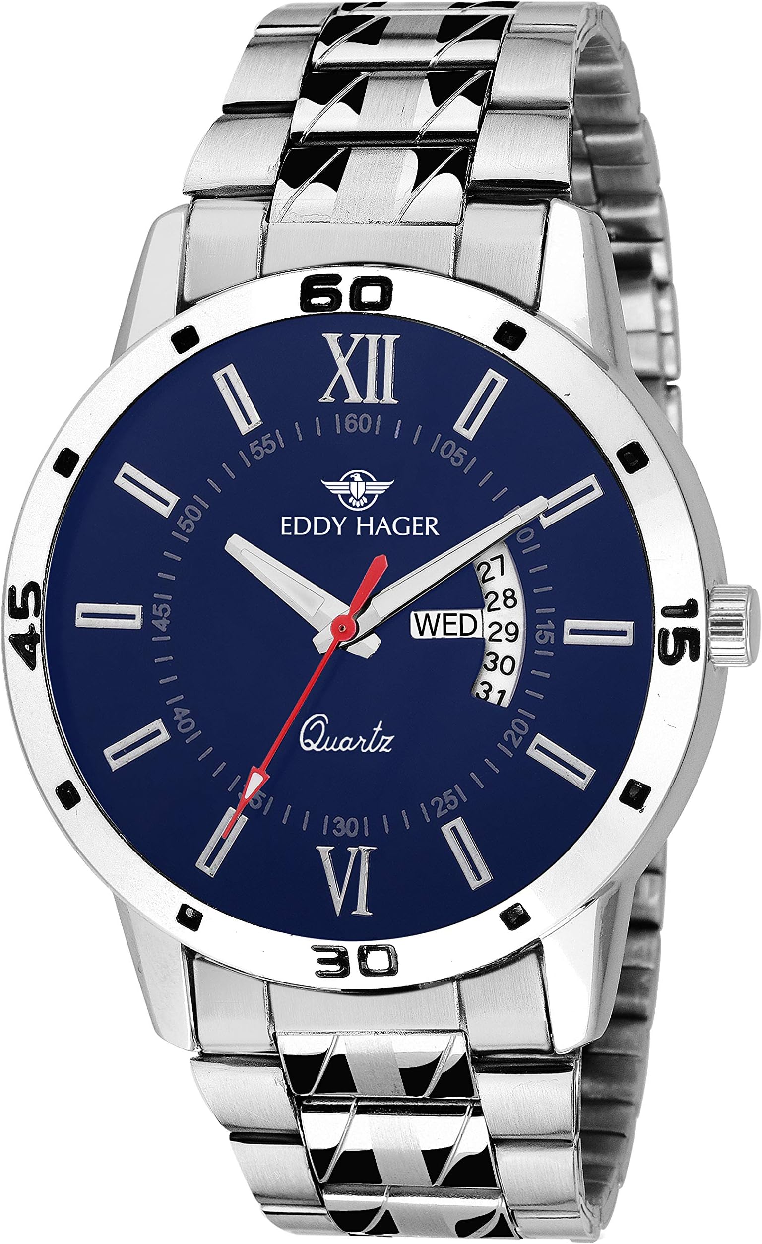 Eddy Hager Day and Date Men's Watch