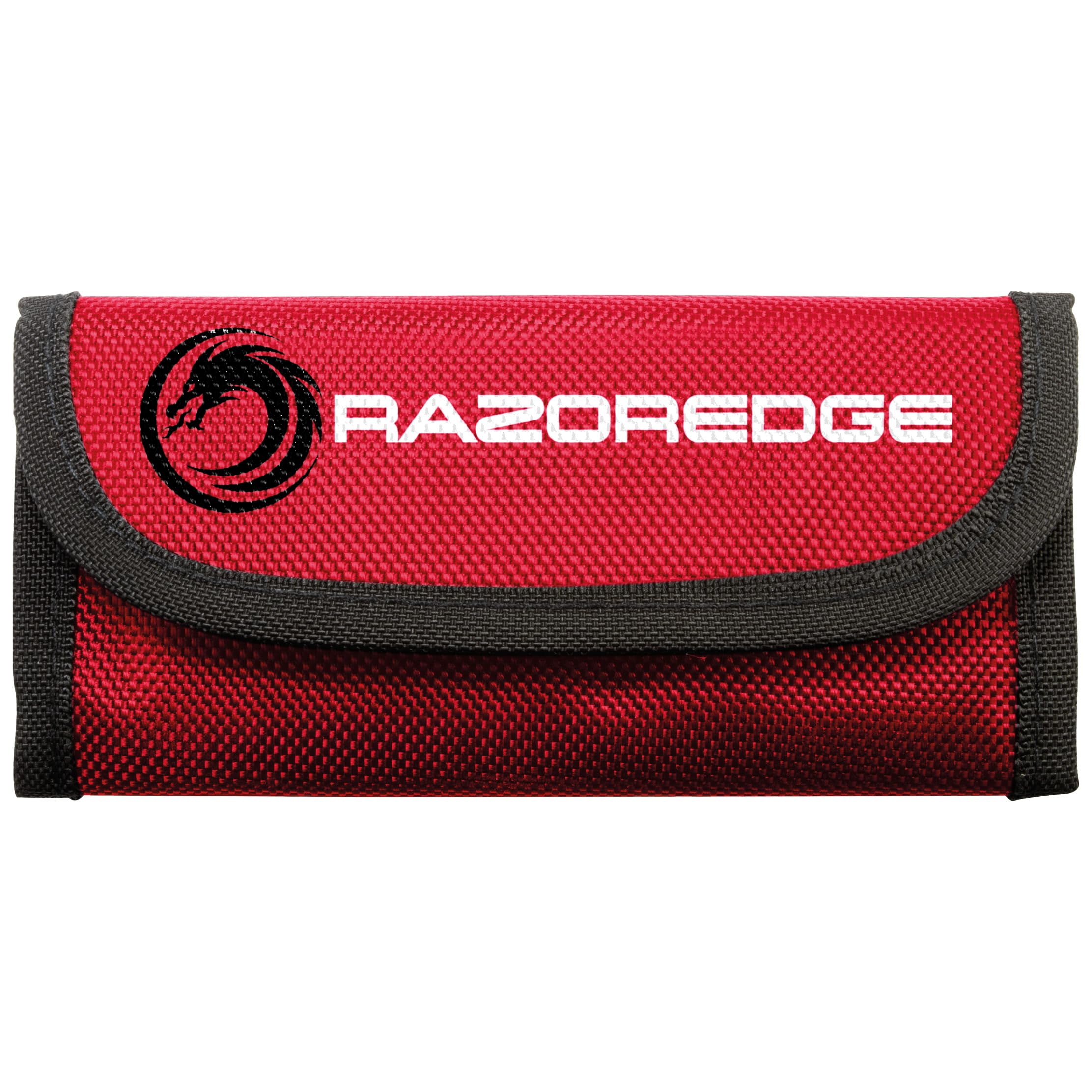 RED DRAGON Darts Wallet | Razoredge Tri-Fold Pro Dart Case | Holds 1 Set of Darts Plus Accessories