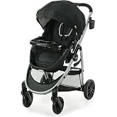 Graco Modes Pramette 3-in-1 Stroller, Pierce | 3 Modes: Infant Car Seat Carrier &amp; Pramette, Toddler Stroller; Reversible Stroller Seat; One-Hand Fold, Travel-Ready