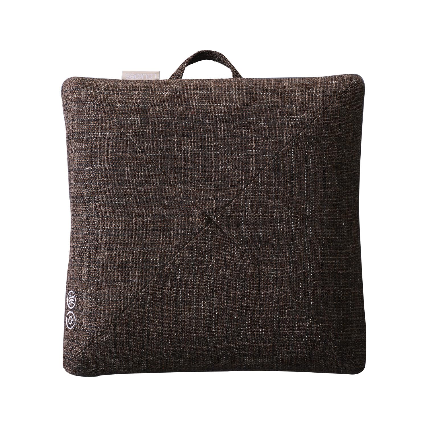 アテックス ATEX ルルド マッサージ器 薄型 背中 腰 マッサージクッションプロ ブラウン AX-HCL1480br プレゼント ギフト 日本語取説付き商品画像