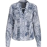 Guess Womens Eco Bertha Long Sleeve Girly Top