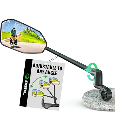 Rétroviseur Poignet Vélo 360° Réglable - Miroir Arrière Bracelet Universel Pour Cyclistes & Motards