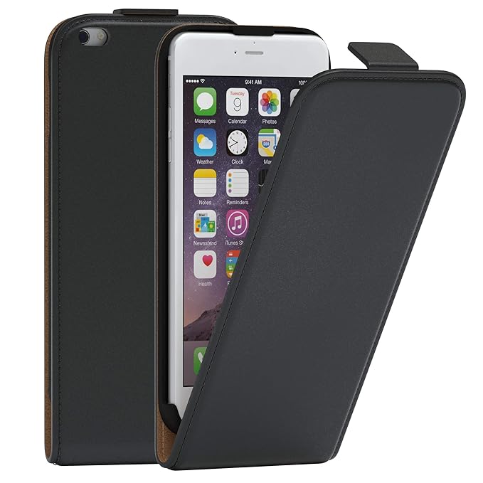 EAZY CASE Flip Case für Apple iPhone 6 / 6S Schutzhülle mit vertikaler Klappfunktion, Klapphülle im Flip Cover Style, Handyta