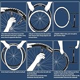 YunSCM 4Pcs 20x3.5/4.0 Fat Bike Inner Tubes AV32mm Schrader Valve view 6