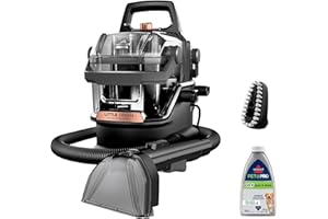 BISSELL Little Green HydroSteam Multi-Purpose Portable Carpet and Upholstery Cleaner, Car and Auto Detailer, 3618B