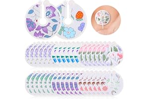 AORSOR 36 Packs G Tube Button Covers Feeding Tube Supplies G Tube Accessories Nursing Pads Reusable G Tube Button Pad for Kid Breastfeeding Stay Dry 3 Inch (Pattern)