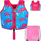 Go Swim Baby to 6 Years Float Vest with Safety Strap and Free Swim Bag view 1
